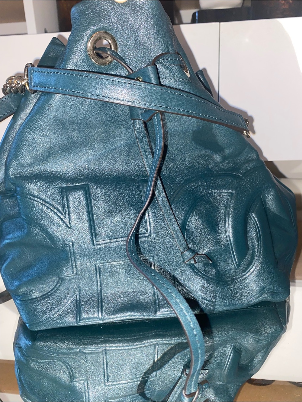 Jimmy Choo Leather Bucket Bag